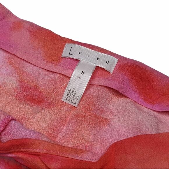 Leith Skirt With Slit Tie Dye Pattern Zipper Back Size Medium - Picture 2 of 3